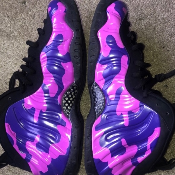 Nike Air Foamposite Pro Purple Camo - Picture 3 of 4